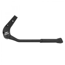 BEQUILLE VELO LATERALE ARRIERE PLETSCHER REGLABLE 26-29" (210 à 375mm) FIXATION BASE-HAUBAN ALU NOIR  - SUPPORTE 50KGS