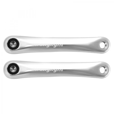 MANIVELLE DROITE   GAUCHE STRONGLIGHT IMPACT 170mm NOIR CARRE JIS POUR ANANDA M80 (DEPORT13mm)