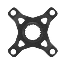 SPIDER POUR PLATEAU VAE-E-BIKE MONO D.104 NOIR ALU 7075 STRONGLIGHT 4 BRANCHES (POUR SYSTEME BOSCH 4ème GENERATION)