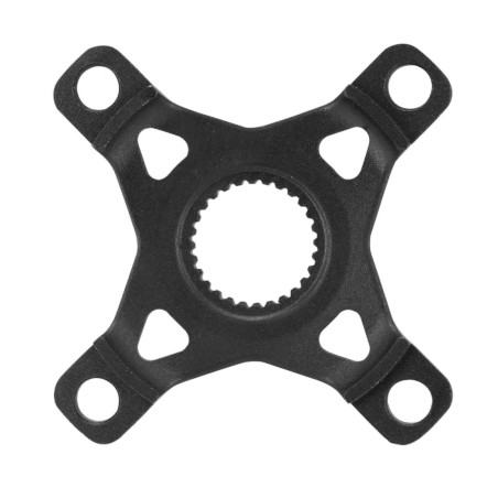 SPIDER POUR PLATEAU VAE-E-BIKE MONO D.104 NOIR ALU 7075 STRONGLIGHT 4 BRANCHES (POUR SYSTEME BOSCH 4ème GENERATION)