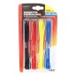 COLLIER DE SERRAGE NYLON TYPE RILSAN 2,5x150mm ASSORTIMENT NOIR - BLEU - ROUGE - JAUNE (VENDU PAR 100)