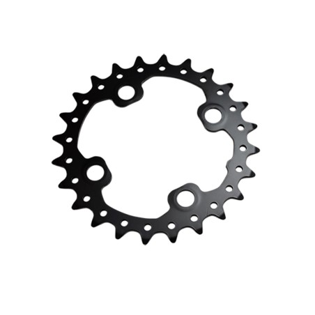 PLATEAU VTT DOUBLE DIAM 64 INTER 24DTS NOIR 4 BRANCHES SHIMANO ORIGINE SLX M675/XT 785 10V