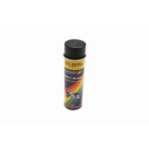 BOMBE DE PEINTURE MOTIP PRO ACRYLIQUE MAT NOIR AEROSOL 500 ml (04006)