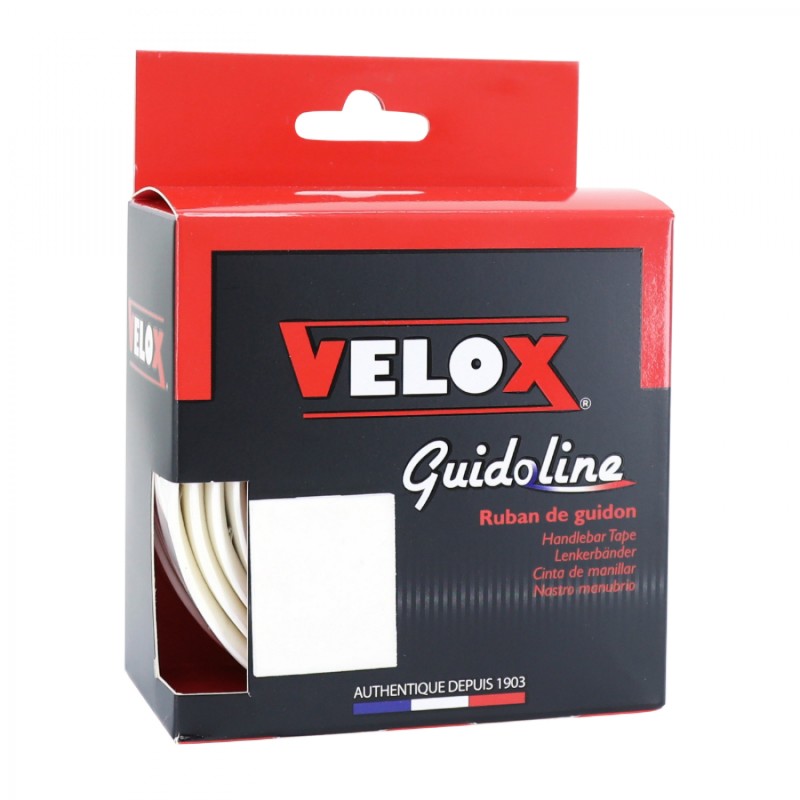 Ruban de guidon - cintre Velox confort 4mm blanc - guidoline