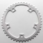 PLATEAU ROUTE 5BRA D.130 STRONGLIGHT 44DTS INTERIEUR ARGENT ALU 7075 TYPE SHIMANO  9-10V.
