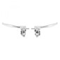 LEVIER DE FREIN CITY ARGENT DIAM 22,2MM COMPATIBLE CANTILEVER   CALIPER (PAIRE)