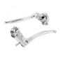 LEVIER DE FREIN CITY ARGENT DIAM 22,2MM COMPATIBLE CANTILEVER   CALIPER (PAIRE)