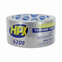 RUBAN ADHESIF HPX TOILE 6200 ARGENT 48mm x 10M