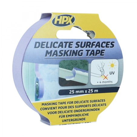 RUBAN DE MASQUAGE-PROTECTION HPX 4800 SURFACES DELICATES VIOLET 25mm x 25M