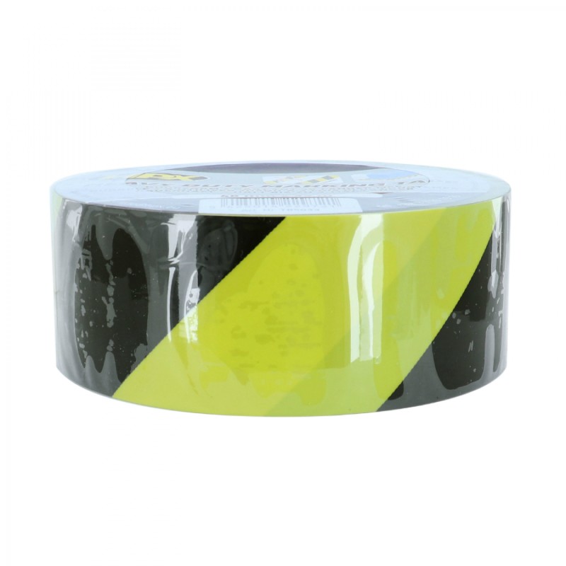 RUBAN ADHESIF DE SECURITE HPX RESISTANT A TOUTE EPREUVE JAUNE-NOIR 48mm x 33M