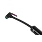 Pompe mini vtt Zefal mt mini tout alu noir mat 4bars 230mm vs-vp 208g pour pneu section de 2.00 à 3.00"  avec clips fixation