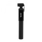 Pompe mini vtt Zefal mt mini tout alu noir mat 4bars 230mm vs-vp 208g pour pneu section de 2.00 à 3.00"  avec clips fixation