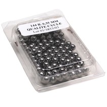 BILLE ACIER 6,350mm (1-4'') (1 GROSSE de 144 BILLES)