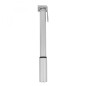 Pompe mini route Zefal road mini alu argent  8bars l230mm vp-vs 117g  pour pneu section 25 à 32mm avec clips fixation