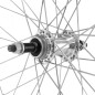 Roue vtt 20" er10 arriere alu double paroi moyeu alu axe plein roue libre 5-6-7v. (vendu avec ecrou 10x100) jante 19c