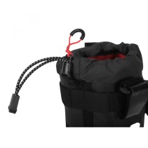 SACOCHE DE CINTRE-GUIDON VELO ZEFAL Z ADVENTURE POUCH BAG NOIRE FIXATION VELCROS (Lg180mm x D90mm - 1.1 LITRE) - AVEC