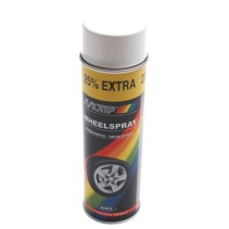 BOMBE DE PEINTURE MOTIP PRO ACRYLIQUE JANTES BLANC AEROSOL 500 ml (04003)