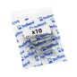 VIS CHC 6 PANS CREUX M6 x 25 mm CHROME (SACHET DE 10 PIECES)