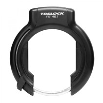 ANTIVOL VELO FER A CHEVAL TRELOCK RS481 NOIR AVEC FIXATION (FIXATION SUR CADRE LARGEUR DE 106mm à 112mm) ECART PNEU 92mm