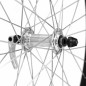 Roue vtt 26" avant alu m110 noire moy argent alu blocage