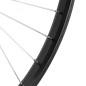 Roue vtt 26" avant alu m110 noire moy argent alu blocage