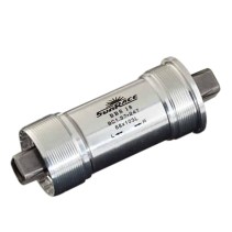 BOITIER PEDALIER CARRE L111 SUNRACE ALU F.BSC CUVETTES ACIER (68MM)