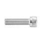 VIS CHC 6 PANS CREUX M7 x 25 mm CHROME (SACHET DE 12 PIECES)