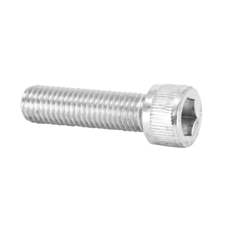VIS CHC 6 PANS CREUX M7 x 25 mm CHROME (SACHET DE 12 PIECES)