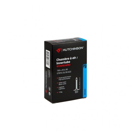 CHAMBRE A AIR STANDARD Valve Noir 700X25 à 30  48mm Presta