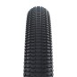 Pneu vtt/bmx/dirt 24x2.00 ts Schwalbe billy bonkers tt noir/marron (50-507)