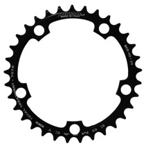 PLATEAU ROUTE 5BRA D.110 MICHE 33DTS INTERIEUR TYPE SHIMANO ET CAMPA ALU NOIR 9-10V.