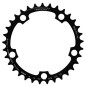 PLATEAU ROUTE 5BRA D.110 MICHE 33DTS INTERIEUR TYPE SHIMANO ET CAMPA ALU NOIR 9-10V.