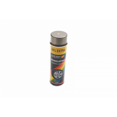 BOMBE DE PEINTURE MOTIP PRO ACRYLIQUE JANTES ACIER AEROSOL 500 ml (04010)