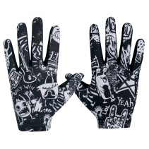 GANTS VELO VTT LONG GIST FASTER DECO COVERING MONSTRES  M (PAIRE SUR CARTE) SANS VELCRO COMPATIBLE ECRAN TACTILE  -5551