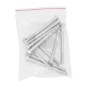 VIS TETE HEXAGONALE M6 x 70 mm ACIER ZINGUE (SACHET DE 10 PIECES)