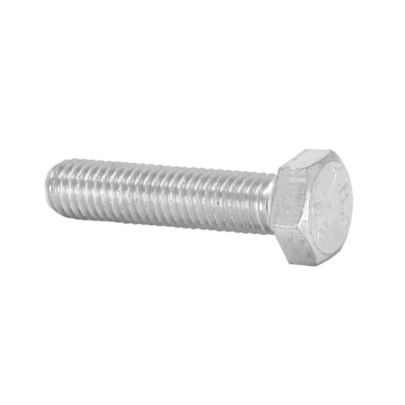 VIS TETE HEXAGONALE M8 x 16 mm ACIER ZINGUE (SACHET DE 10 PIECES)