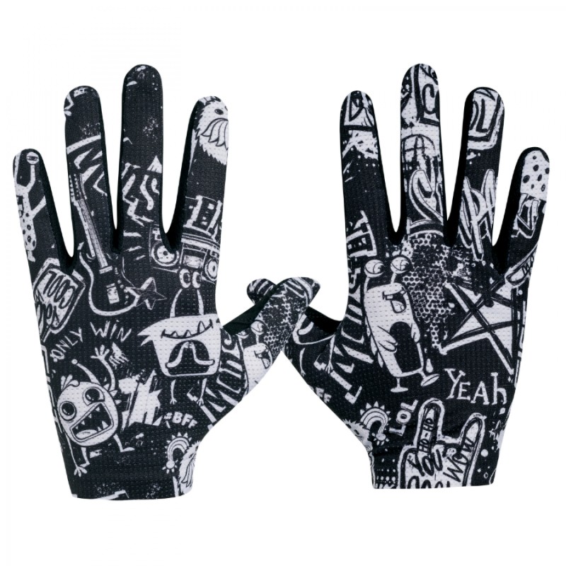GANTS VELO VTT LONG GIST FASTER DECO COVERING MONSTRES XL (PAIRE SUR CARTE) SANS VELCRO COMPATIBLE ECRAN TACTILE  -5551
