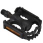 PEDALE VTT RESINE P2R JUNIOR-ENFANT NOIR 9-16" (PAIRE)