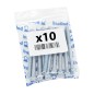 VIS 6 PANS EPAULE M6 x 95 mm CHROME SW8 (SACHET DE 10 PIECES)