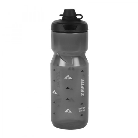 Bidon Zefal sense soft 80 no-mud noir fume 650ml  (bouchon securite anti-goutte)