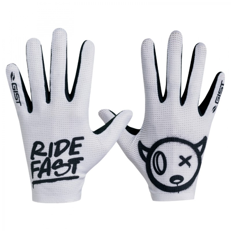 GANTS VELO VTT LONG GIST FASTER RIDE FAST  M (PAIRE SUR CARTE) SANS VELCRO COMPATIBLE ECRAN TACTILE  -5551