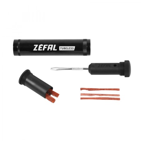 KIT REPARATION ZEFAL Z BAR TUBELESS FIXATION PORTE BIDON (AVEC MECHE ET OUTIL AIGUILLE   COUTEAU)