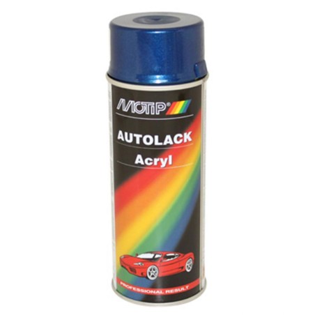 BOMBE DE PEINTURE MOTIP AUTOLACK ACRYL METAL BLEU FONCE AEROSOL 400 ml (53922)