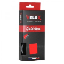 Ruban de guidon Velox maxi cork bicolor noir-rouge