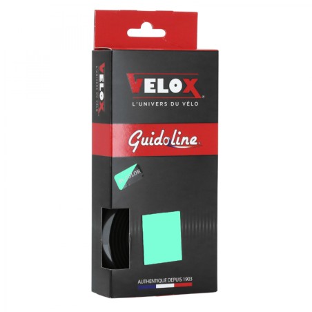 Ruban de guidon Velox maxi cork bicolor noir-vert bianchi