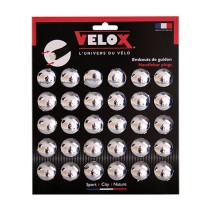 BOUCHON DE CINTRE ROUTE VELOX CHROME (CARTE DE 30)