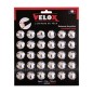 BOUCHON DE CINTRE ROUTE VELOX CHROME (CARTE DE 30)