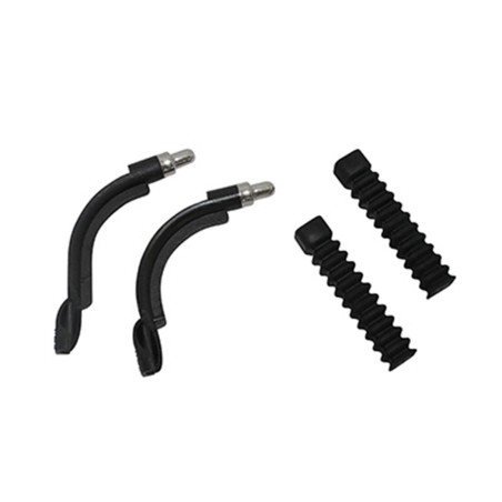 COUDE V-BRAKE P2R 2 PIECES 90°   110° AVEC SOUFFLET (PAIRE POUR UN VELO)