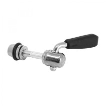 BLOCAGE RAPIDE DE SELLE ERGOTEC ACIER NOIR-CHROME M8 x 50 mm (VENDU A L UNITE)