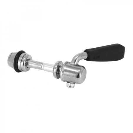 BLOCAGE RAPIDE DE SELLE ERGOTEC ACIER NOIR-CHROME M8 x 60 mm (VENDU A L UNITE)